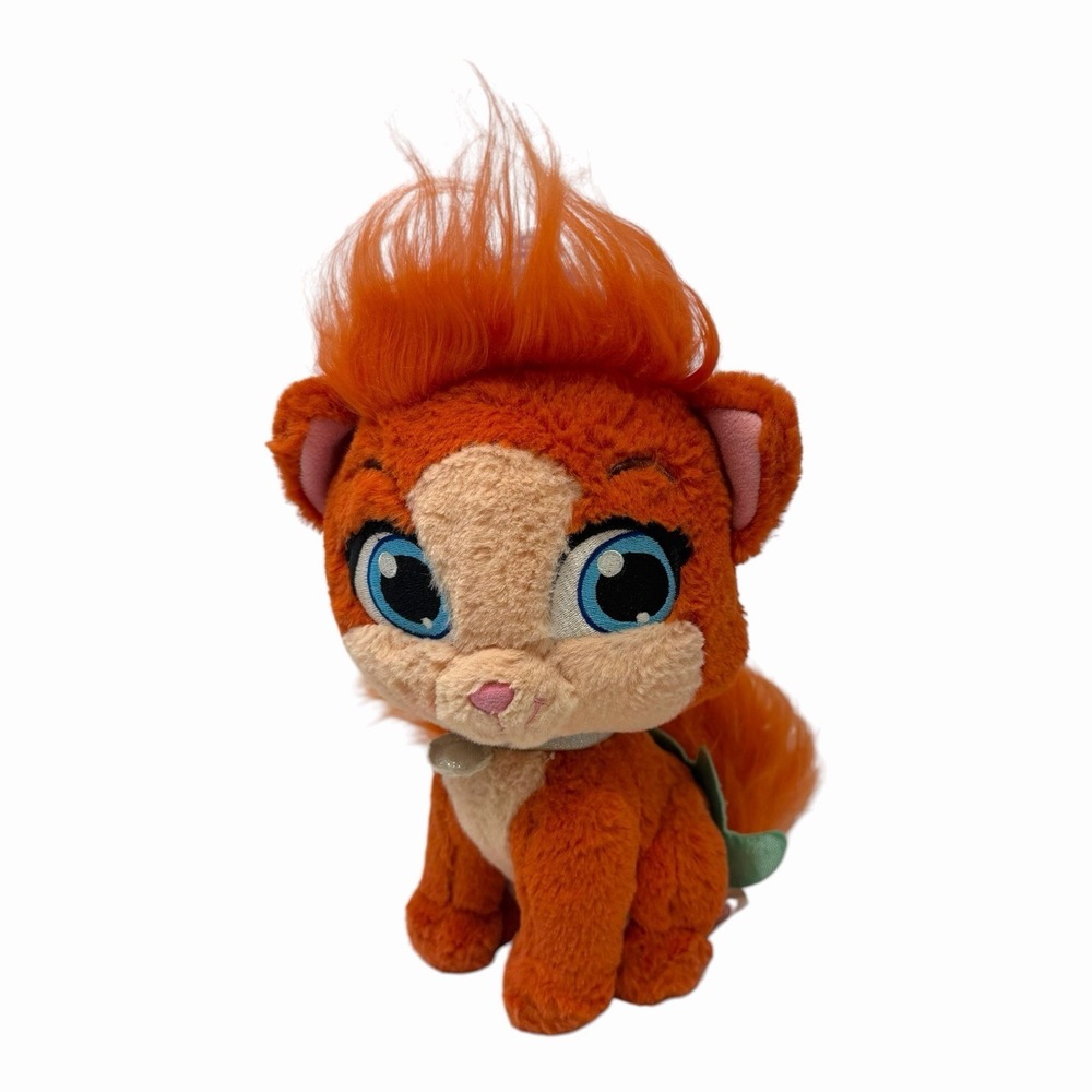 Disney Princess Palace Pets Pumpkin Plush Orange Cat Cinderella Tiara Blip Toys